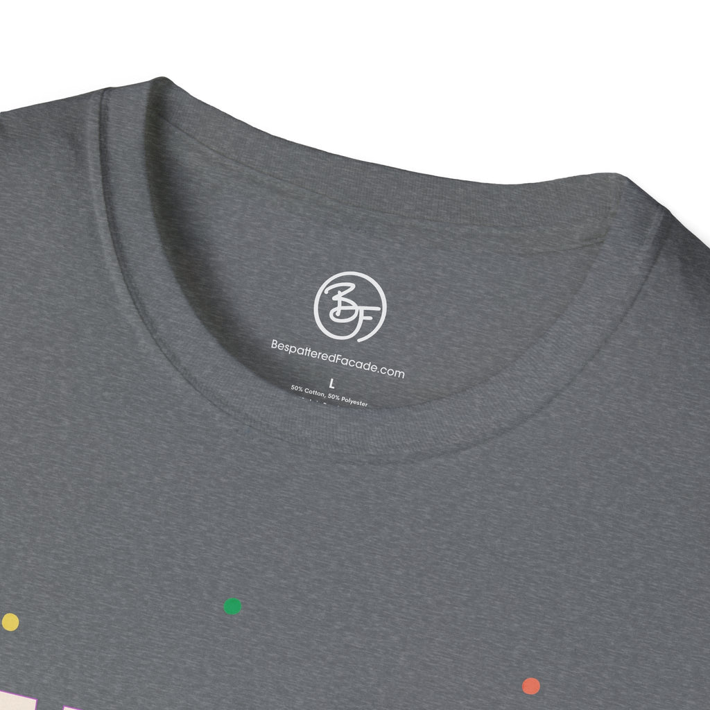 Bespattered Facade Rainbow Fabulous Unisex Softstyle T-Shirt