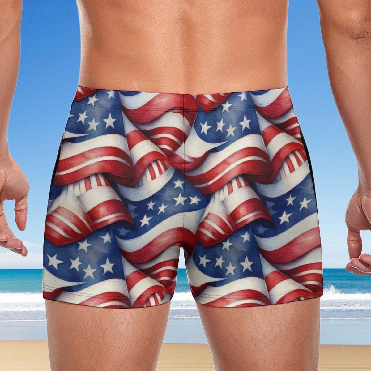 Mens Americana Bathing Shorts 🇺🇸  High Performance swimwear