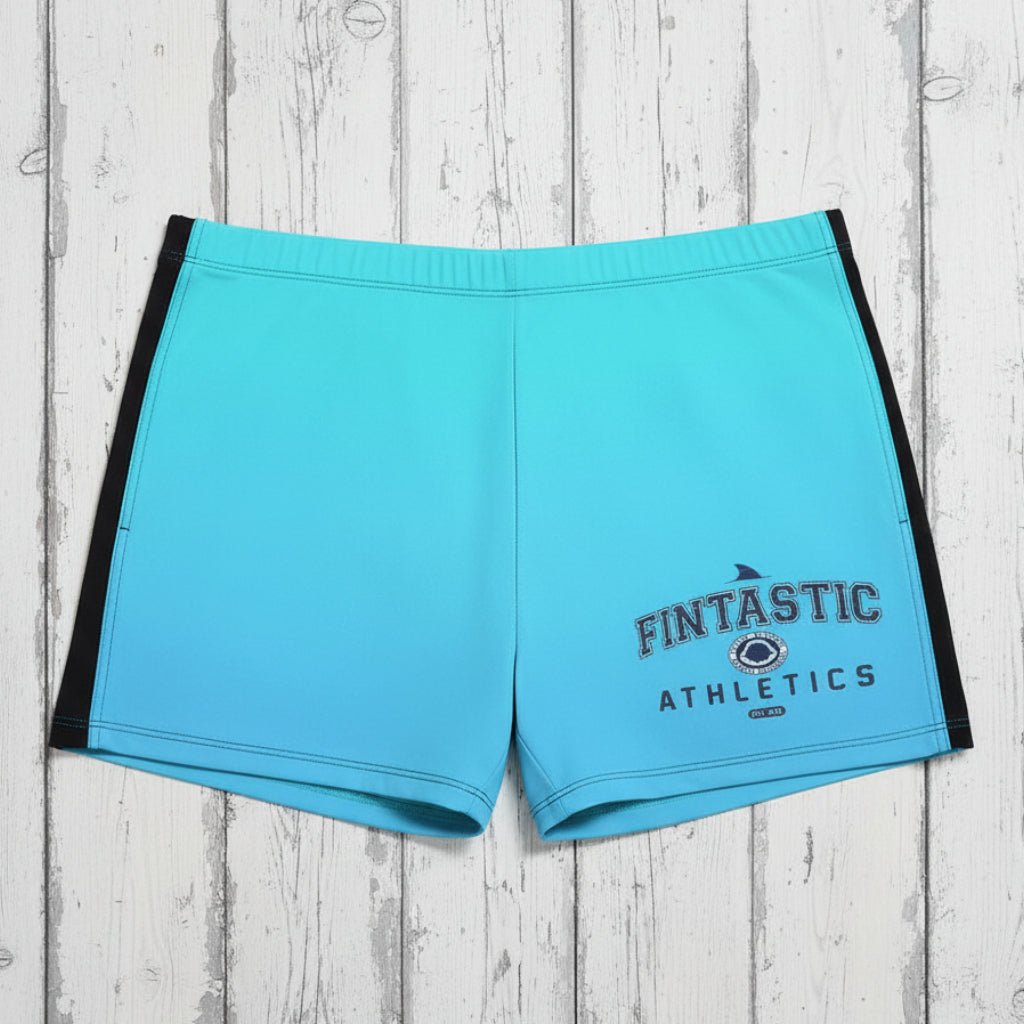 Comfortable Shark Swim Trunks 🦈 Fintastic Men's Swimwear
