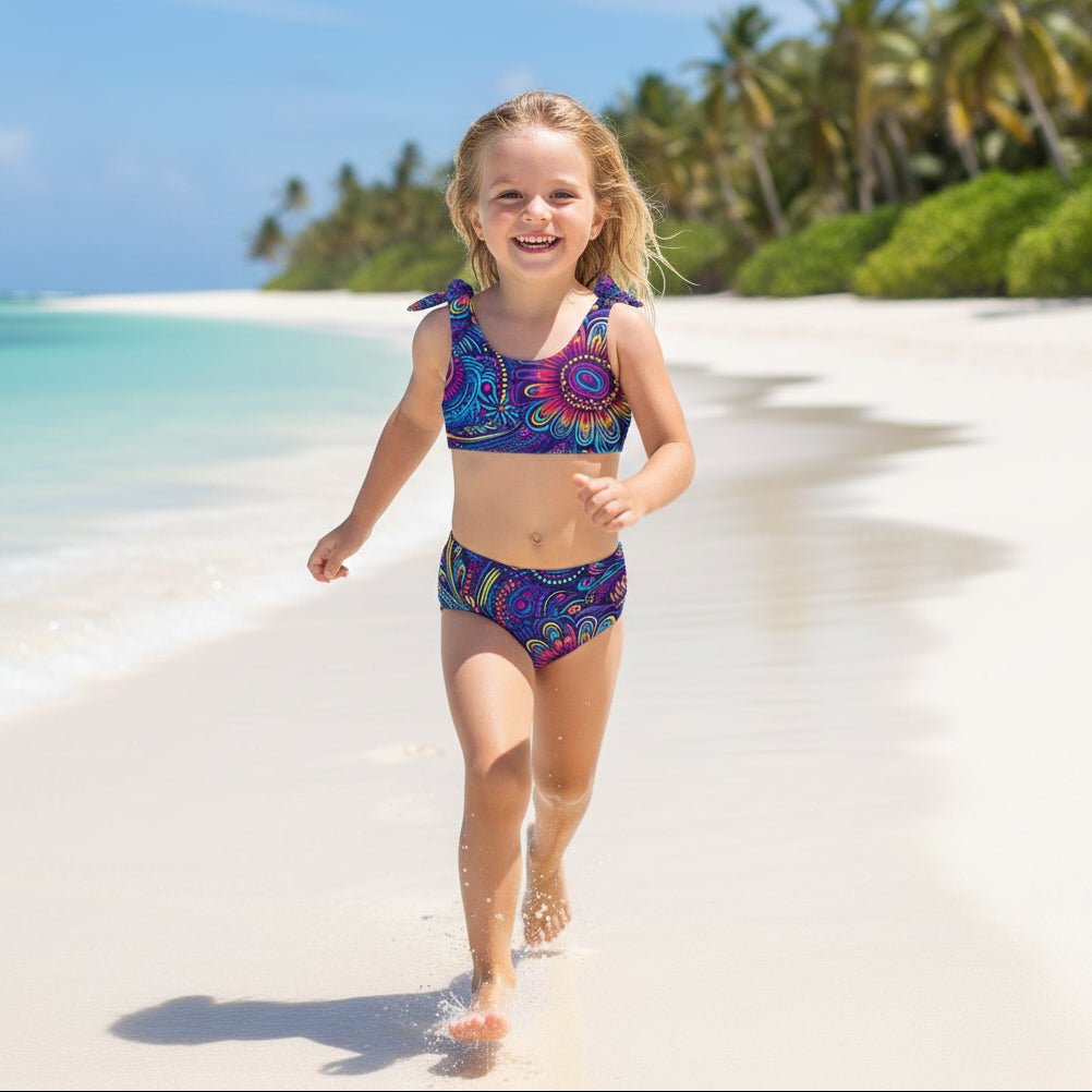 Kids Tribal Two Piece Swimsuit