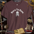 Born to Rum  🏴‍☠️ Jolly Roger Pirate Skull | Casual Bella Canvas T-Shirt