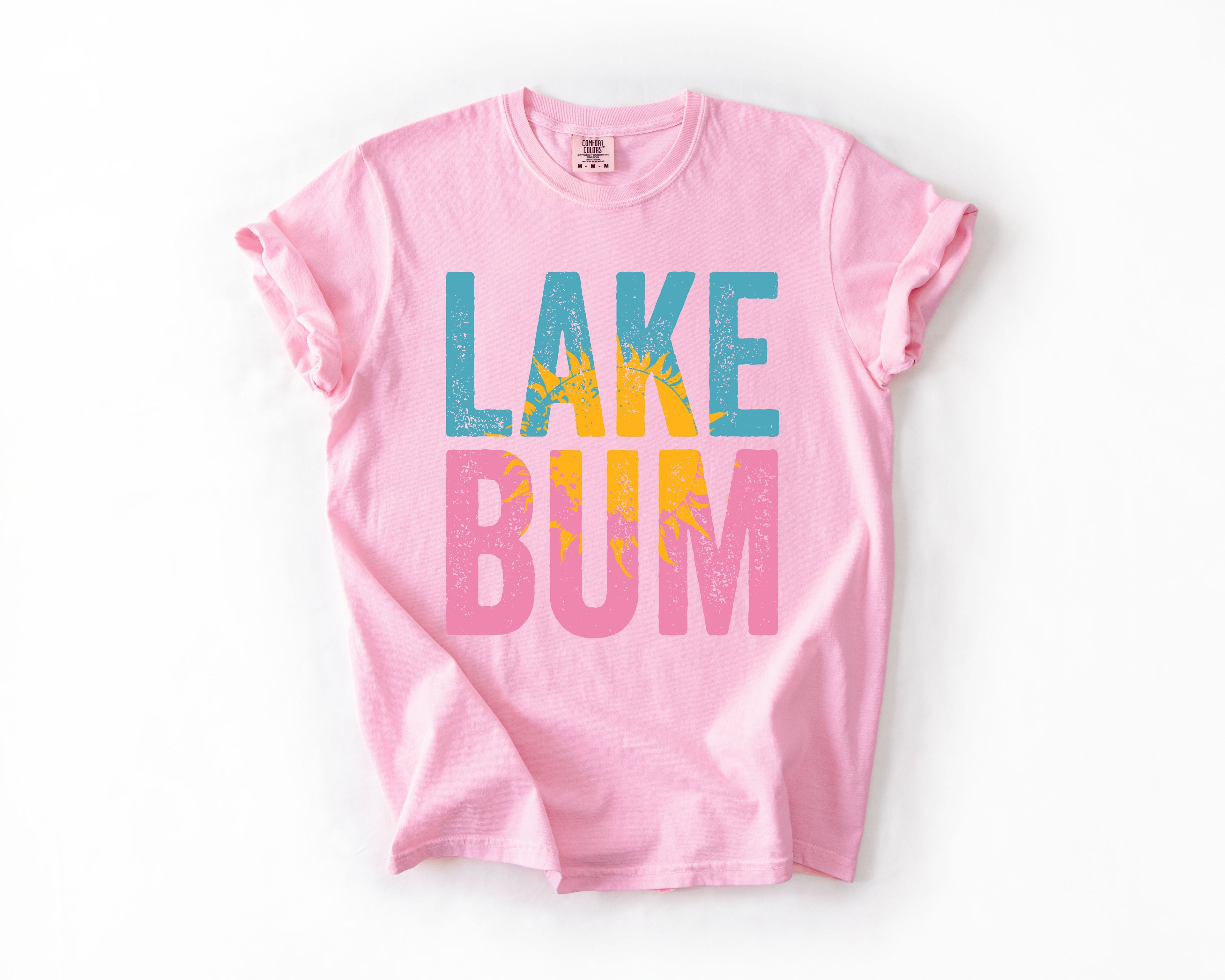 Lake Bum, Boat, Lake Life, Camping, Outdoor, Nature, Travel, Comfort Colors T-Shirt