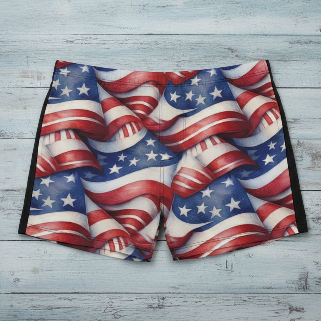 Mens Americana Bathing Shorts 🇺🇸  High Performance swimwear