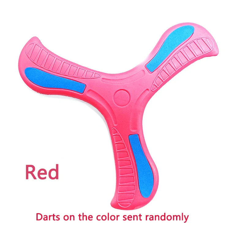 Three-Leaf EVA Foam Boomerang – 9×9 in (22×22 cm) Flying Toy for Kids & Adults, Outdoor Family Game