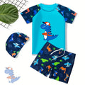 3-Piece Cartoon Swimsuit for Little Boys