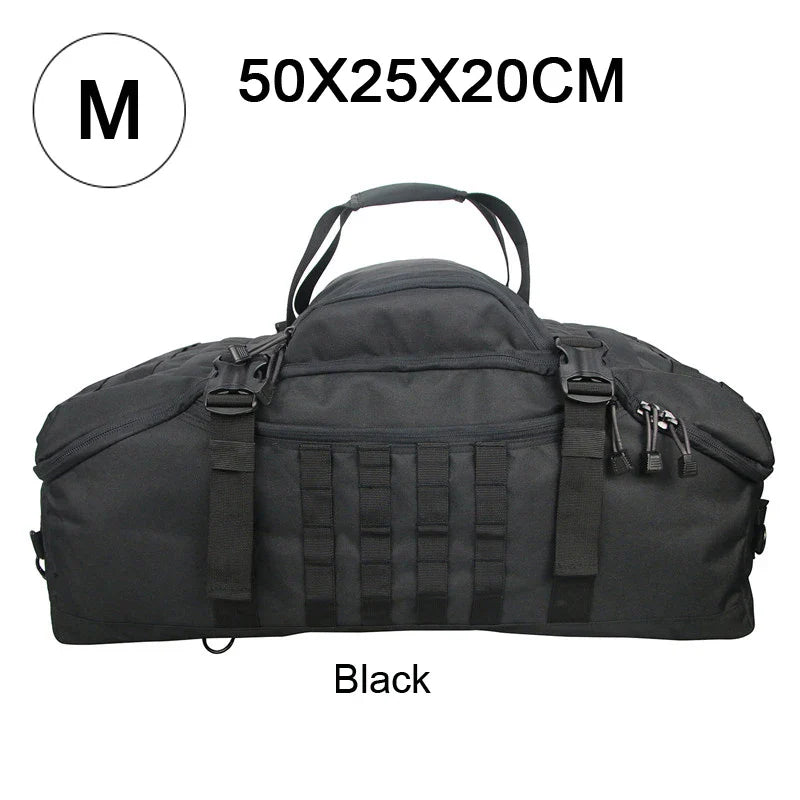 3-Way Molle Tactical Backpack Duffel Bag 30L 45L 80L for Hiking Camping Travel