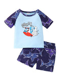 Boy's Quick Dry Cartoon Swimsuit
