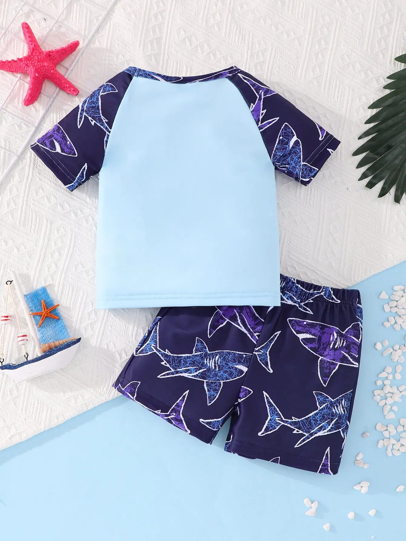 Boy's Quick Dry Cartoon Swimsuit