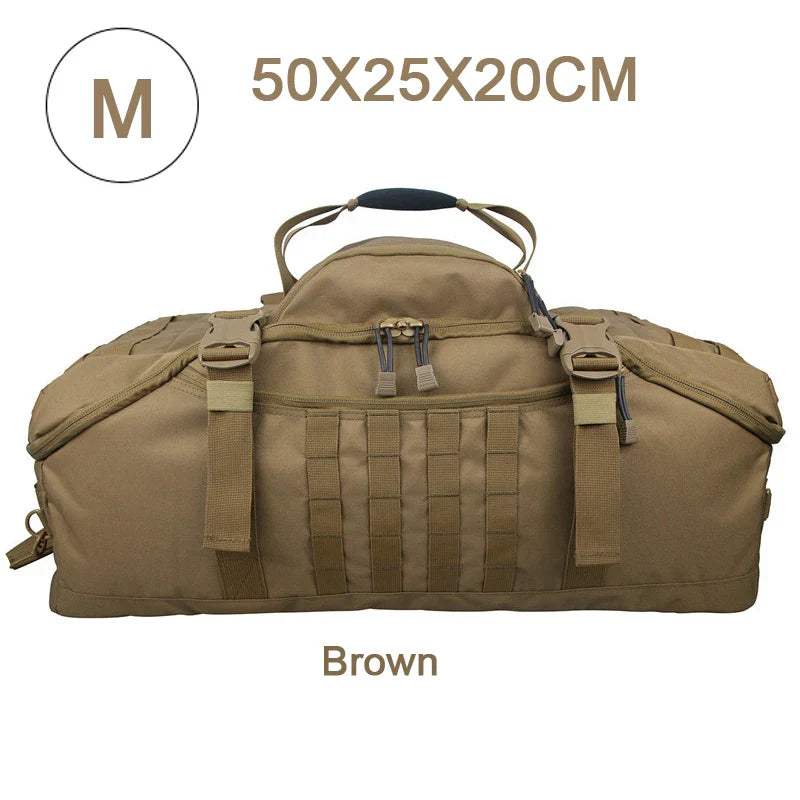 3-Way Molle Tactical Backpack Duffel Bag 30L 45L 80L for Hiking Camping Travel