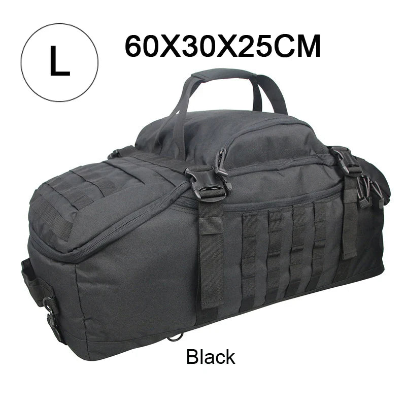 3-Way Molle Tactical Backpack Duffel Bag 30L 45L 80L for Hiking Camping Travel