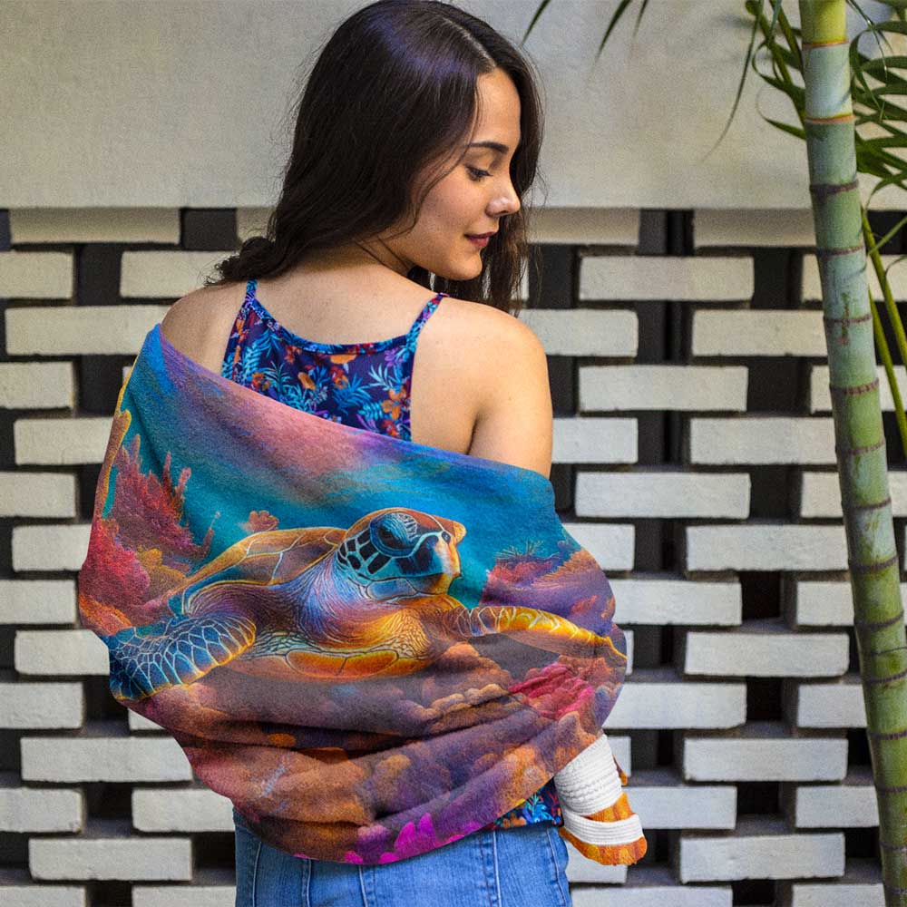 Ocean Turtle Beach Towel 🌴  Fun Summer Accessory