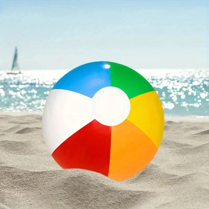 10Pcs Inflatable Beach Balls – Colorful Pool Party Water Game Toys