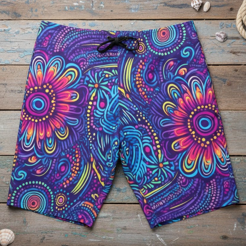 Men's Tribal Print Board Shorts