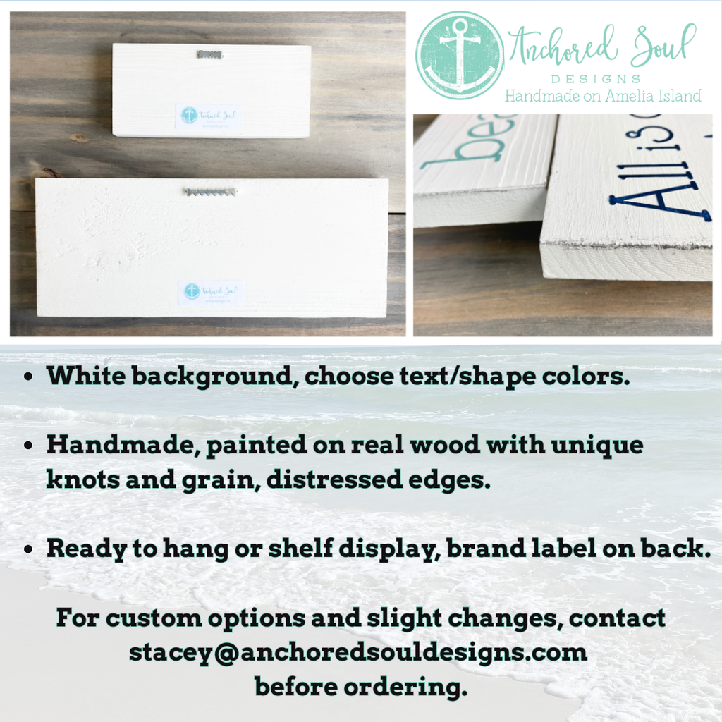 CUSTOM- Small Quote or Word Sign