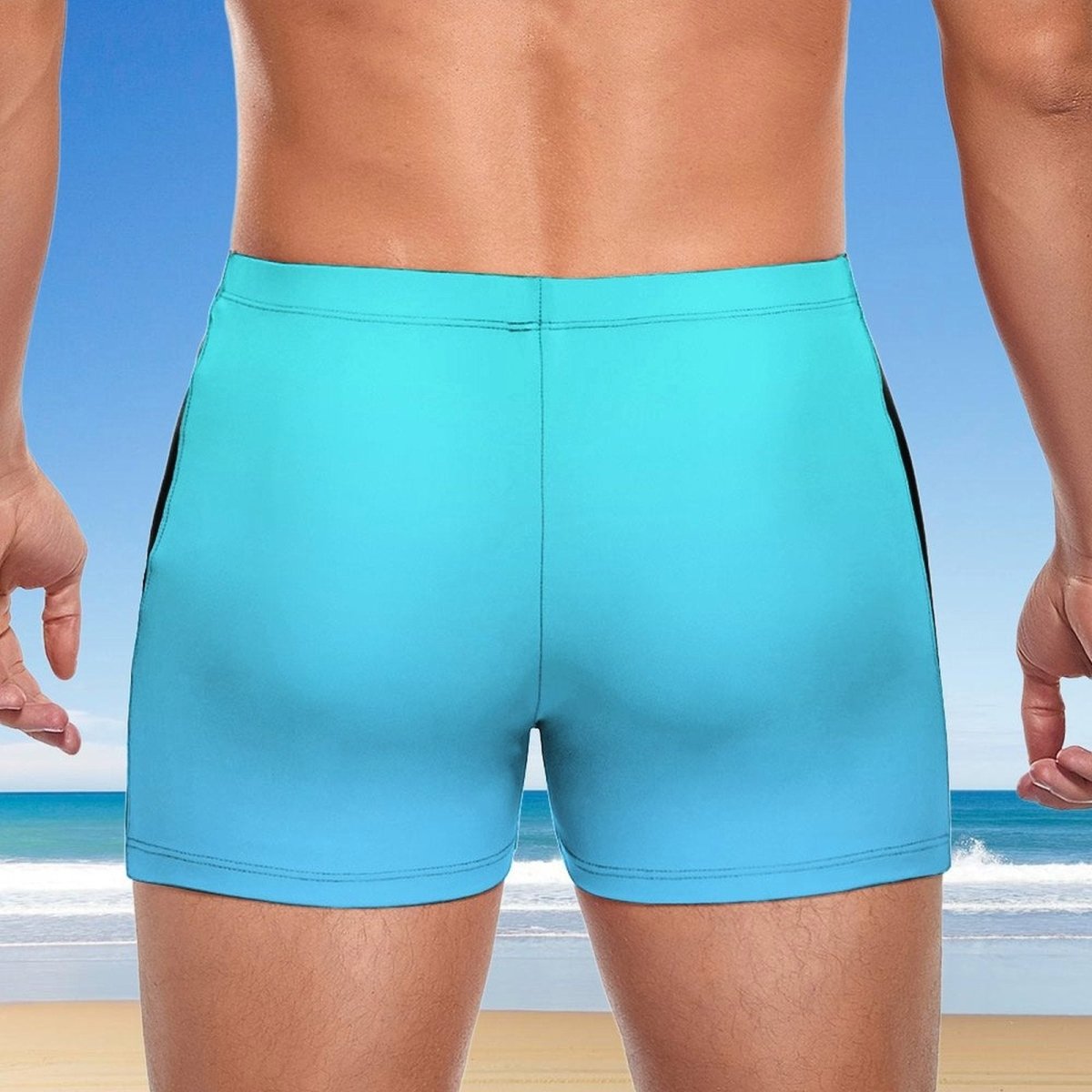 Comfortable Shark Swim Trunks 🦈 Fintastic Men's Swimwear