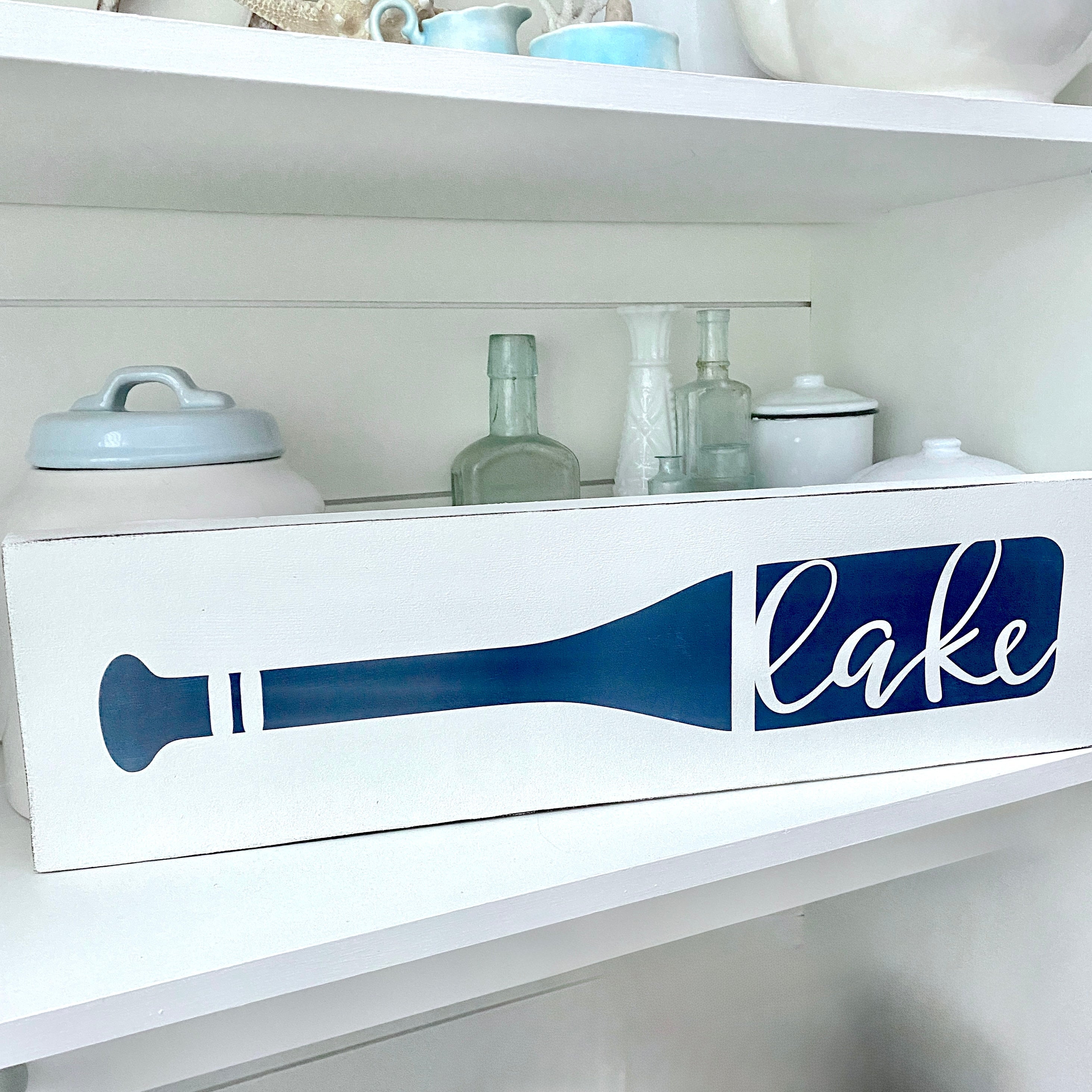 Lake Boat Oar Sign