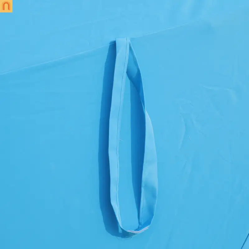 Market Umbrella Double Sided 15x9 ft Rectangular Twin Canopy Blue