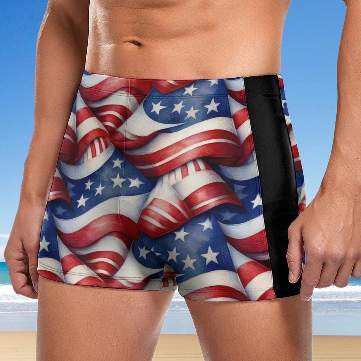 Mens Americana Bathing Shorts 🇺🇸  High Performance swimwear