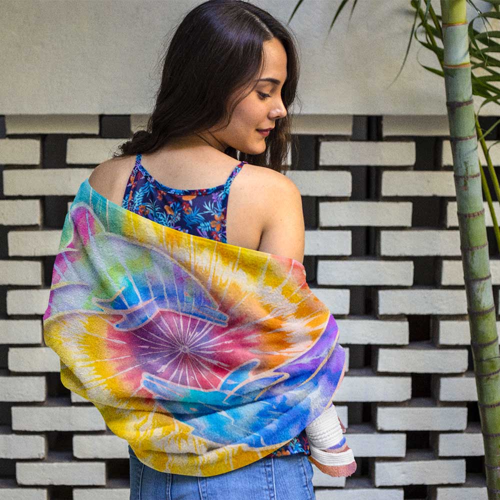 Tie-Dye Dolphin 🐬 Beach Towel ⛱️