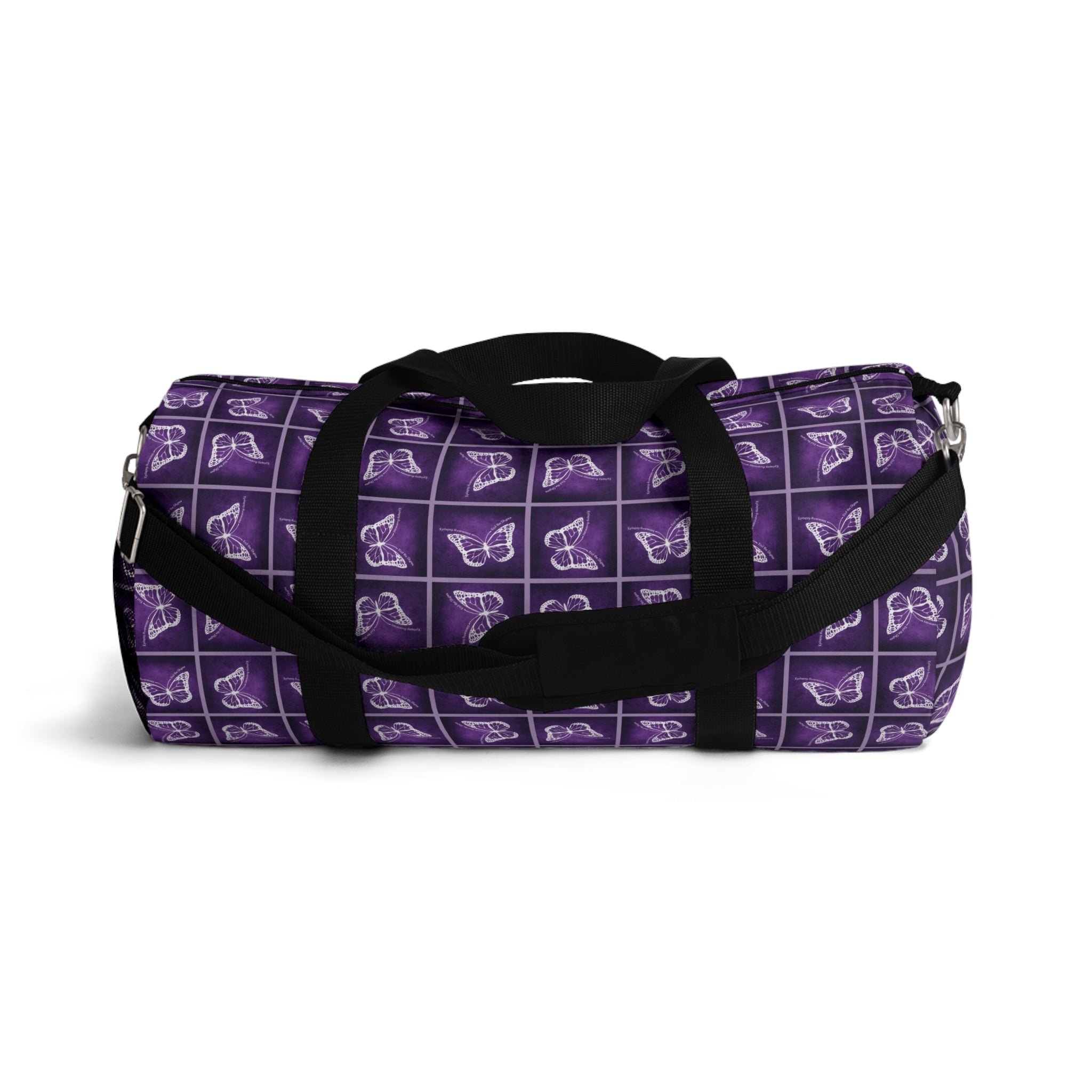 Purple Butterfly Duffel Bag | Bold Gym & Travel Bag