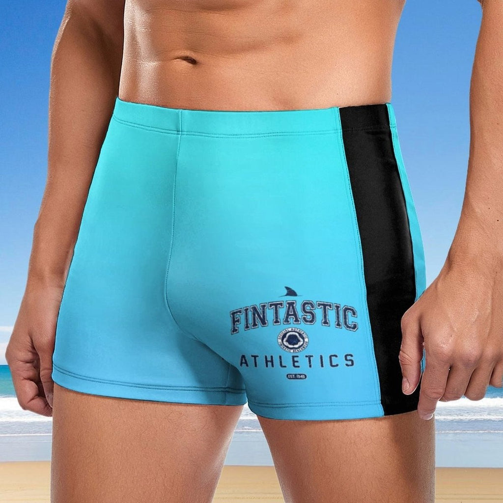 Comfortable Shark Swim Trunks 🦈 Fintastic Men's Swimwear
